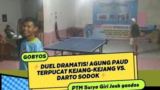 ⚡ Duel Dramatis! Agung Paud Terpucat Kejang-Kejang vs. Darto Sodok ⚡