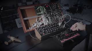 Moog Dfam + Erica Synths Bassline #darkelectronic #eurorack #glitch #datamosh #eurorackmodular