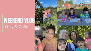 WEEKEND VLOG | Apple picking, More studying, Baking, Family time | Yelly&Zully