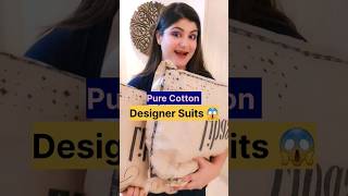 Pure Cotton Suits #cotton #suits #kurtaset #designersuits #myntrahaul #shorts #ytshorts