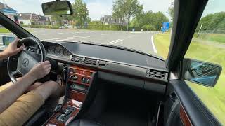 Driving the Mercedes Benz 320E W124 - 57.000 kilometers