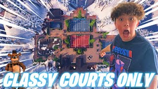 🍩LIVE Fortnite SQUADS WITH FANS CLASSY COURTS ONLY + CREATIVE AND CUSTOMS