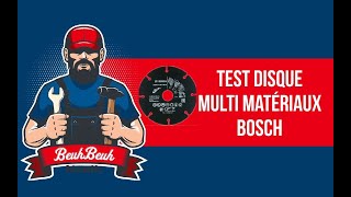 Test disque Multi Matériaux Bosch