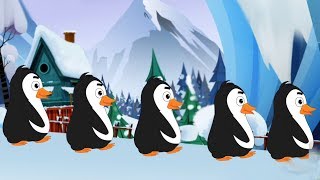 five little penguins | nursery rhymes | baby songs | kids rhymes