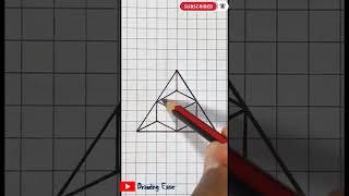 Simple Drawing / Easy 3D Drawing #shorts #3dart