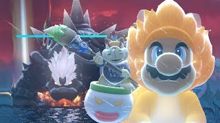 Bowser's Fury Walkthrough 100% HD - 9 (Big Finale) Last 10 Cat Shines and True Final Bowser Fight