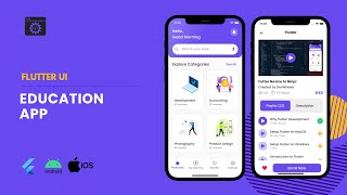 Education App UI - Flutter UI - Speed Code