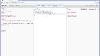 006 6 Changing the text in javascript