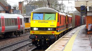 Trains at Colchester, GEML - 31/03/23