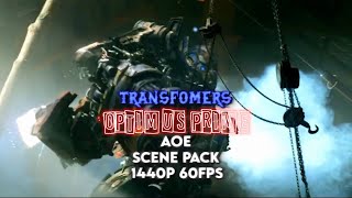 Optimus Prime [TF AOE|Evasion Mode] Scenepack 2K/4K 60FPS #transformers #optimusprime #bayverse