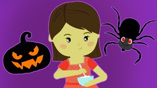 Halloween Version - Little Miss Muffet Song | Nursery Rhymes and Kids Songs |