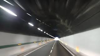 Truck Driving...A5 highway direction Mont Blanc tunnel Italy