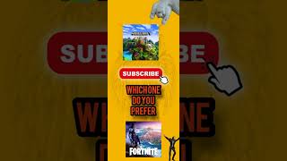 MINECRAFT VS FORTNITE  ( wich one do you prefere ??? )