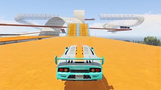 GTA 5 Gameplay | Super Car Racing Challenge | Impossible Car Stunts Parkour | Munkad King Games