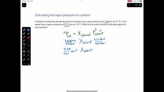 How to calculate the mole fraction of a solute in a solution