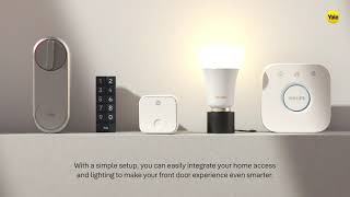 Yale integrates with Philips Hue