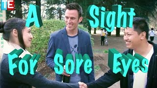 ESL Videos and Lessons "A Sight For Sore Eyes" Tasty English 40