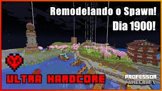 Decoramos todo o Spawn do Ultra Hardcore - 1900 dias