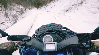 Can-Am Outlander 800R LTD | Forest & Snow | POV | 4K