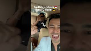 Ronaldinho 🇲🇨datang broo..Rudi Salim dan Raffi Ahmad Driver sendiri #short #shortvideo #ronaldinho