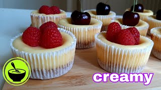 how to make easy mini cheesecakes at home. we want to have all the time