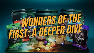 WONDERS OF THE FIRST CCG - DEEPER DIVE AND UNBOXING