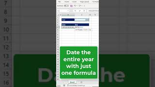 Simplify Your Life: Date the Entire Year with Just One Formula | Dojki Creation