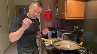 Vincent Wang Cooking Chinese Lamb Cabbage