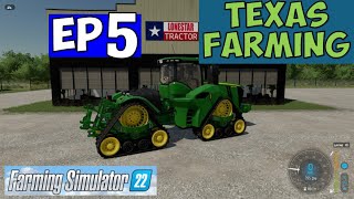 Texas Farming EP 5 | Building a ROBOT Cattle Barn | Harvesting Soybeans, Canola