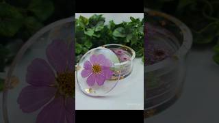 EASY FLOWER COASTER SET.  #resinart #resincoasters #shortsvideo #resin #resintutorial #diy