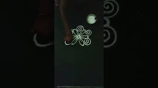 friday kolam/easy rangoli/poo kolam/kolam shorts #kolamshorts #fridaykolam