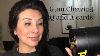 Gum Chewing ASMR: Bold Q and A Session