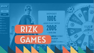 Rizk Casino Games