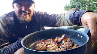 Pescando e Preparando, pesca de costeira em Ubatuba, muita ação e camarão gigante frito!