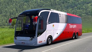 NeoBus 10 Bus Drive On Single Line Road| Euro Truck Simulator 2 | ETS2 |