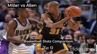 Reggie Miller vs Ray Allen | NBA Stats Comparison | Ep:12