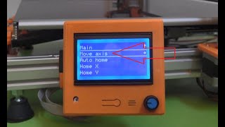 شرح قوائم الطابعة-1- move axis Control-  lcd menu
