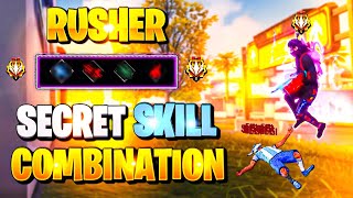 Best character skill for cs rank • ( FOR RUSHER ) 😱 • Cs rank Skill Combination - Ujjain Gang ❤️