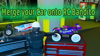 GTA Online How to Merge your Car onto RC Bandito and Get your Job to Show GTA 5