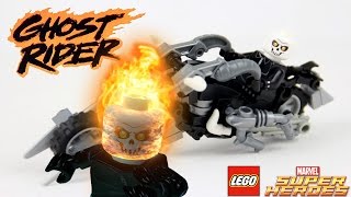 Lego Ghost Rider's Motorcycle from Lego Marvel Super Heroes (Review)