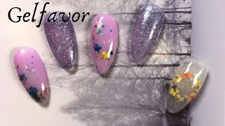 👉How to Encapsulate Dried Flowers Using Dip Powders | Gelfavor Gel Nail Tutorial 💅💋