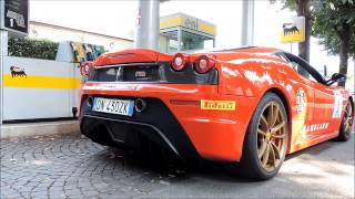 Ferrari 430 Scuderia Hard Revs and Accelerating