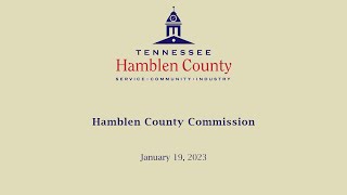 January 19, 2023 County Commission