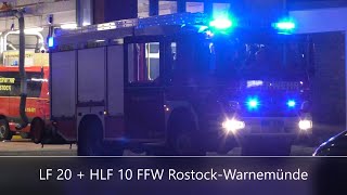 [Hornwechsel vom HLF 10] LF 20 + HLF 10 FFW Rostock-Warnemünde