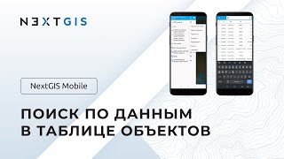 NextGIS Mobile – Поиск в таблице атрибутов