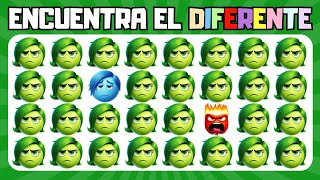 Encuentra el Emoji Diferente INTENSAMENTE 2 💚💛😍 Quiz de la Película Intensamente 2