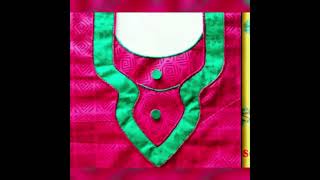 Red And Green Kurti Neck Designs For Girls - Gale Ke Design 2024 - Churidar Designs For Salwar Suit