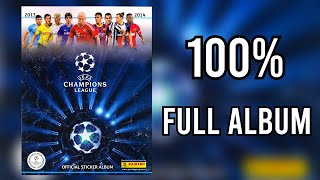 Panini Full Sticker Album Champions League 2013-2014 100% - COMPLETE, LLENO, COMPLETO, ЗАПОЛНЕННЫЙ