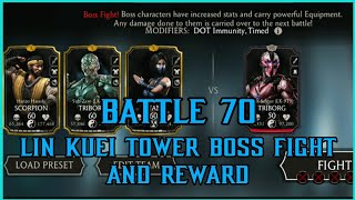 Mk Mobile Battle 70 Lin Kuei Tower Boss Fight And Reward