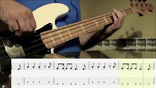 The Police  -  Message In A Bottle Bass Cover with TAB